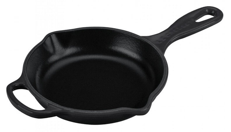 Le Creuset skillet koekenpan ø 16 cm gietijzer mat zwart