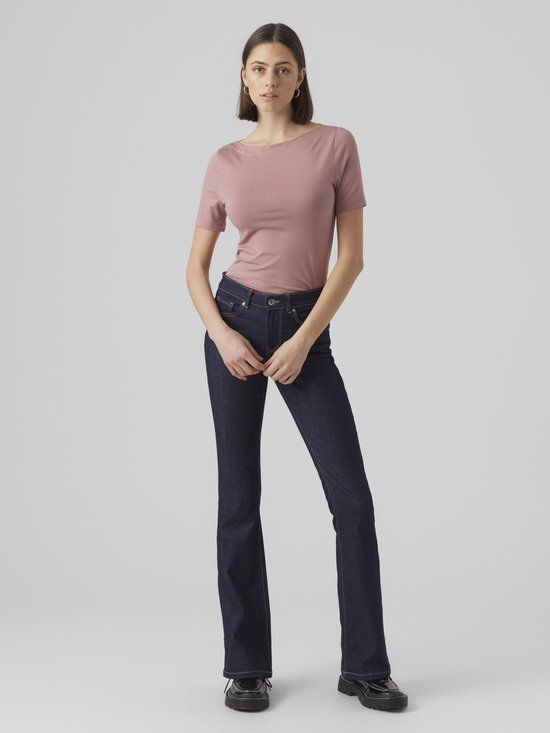 Vero Moda VMPANDA Modal T-shirt - Nostalgia Rose - Maat S