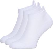 NOMAD® 3 Pack Enkelsokken Maat 35-38 | Bio Katoen Wandelsokken 3-pack Wit | Naadloos | Dames & Heren | Medium demping | Elastische wreef band