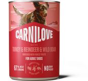 Carnilove Can Turkey / Reindeer / Wild Boar - 6x400 gr