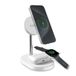 SBS Draadloos laadstation 3-in-1, Qi2 25 W MagSafe, MFI-gecertificeerd