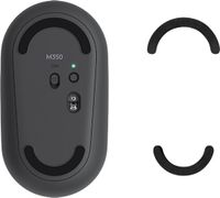 kwmobile muis voeten sticker geschikt voor Logitech Pebble Mouse - Computermuis glijder - Stickers in zwart