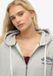 Superdry - Athletic Essentials oversized hoodie met rits - Dames - Glacier Grey Marl - Maat 16
