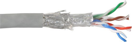 InLine Installatiekabel, SF/UTP, Cat.5e, AWG24 CCA, PVC, 100m