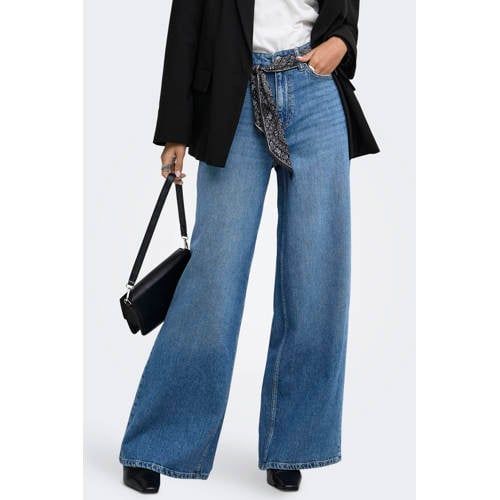 JDY JDYVERA Wide Leg Jeans Dames Medium Blue Denim