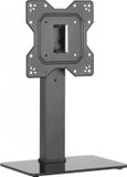 Techly ICA-LCD 323S flat panel bureau steun 109,2 cm (43") Vrijstaand Zwart