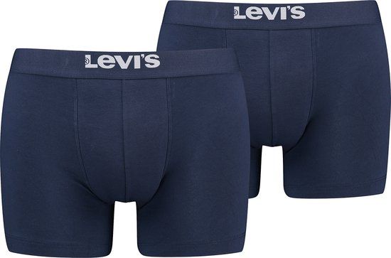 Levi's 2-Pack Long Boxer Shorts - Blue - Men - XXL