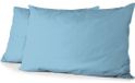 HOME LINGE PASSION Set van 2 kussenslopen - Bleu ciel - 50 x 70 cm - Microfibre