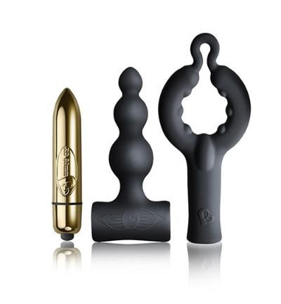 Rocks-Off Be Mine - Black Silhouette Set (1ST) - Silicone - Black - 0811041014006