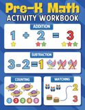 My First Math Workbook: Pre-K & Kindergarten Activity Book: Learn Numbers, Counting, Addition & Subtraction for Kids Ages 3-5