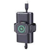Apple Watch Batterie externe 5000mAh - Chargeur sans fil magnétique - Noir