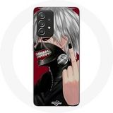 Manicase Etui voor Samsung Galaxy A33 5G Tokio Ghoul Kaneki Ken Masker Anime vinger
