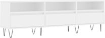vidaXL Tv-meubel bewerkt hout wit 150x30x44,5 cm