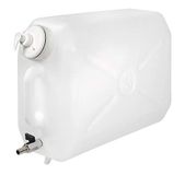 Lampa 97868 Kunststof jerrycan met metalen kraan en zeepdispenser, 25 liter