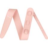 Fender Sangle de guitare en cuir végétalien Shell Pink 6,3 cm