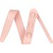 Fender Sangle de guitare en cuir végétalien Shell Pink 6,3 cm