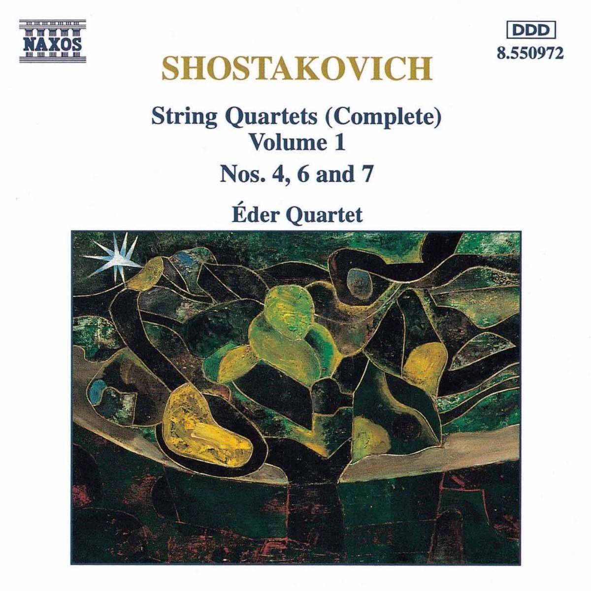 OUTHERE Shostakovich: String Quartets Vol 1 / eder Quartet