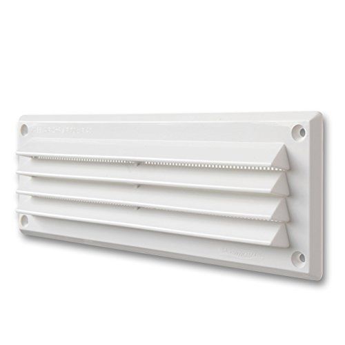 La Ventilazione CR237B ventilatierooster kunststof rechthoekig wit