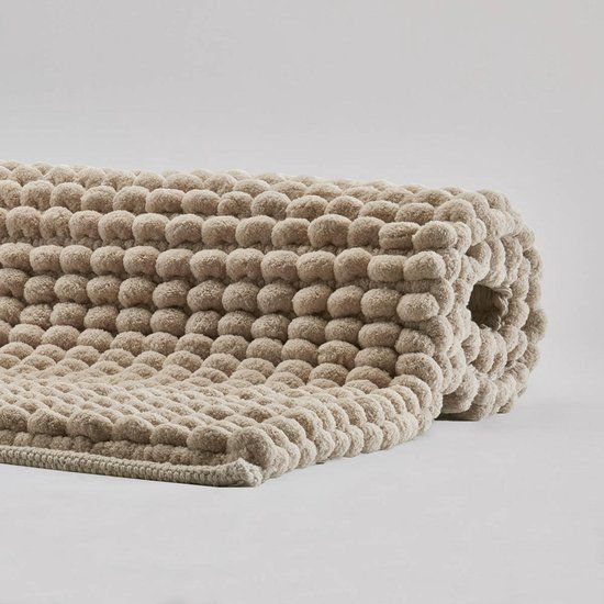 Aquanova Axel Badmat - Linen (Wit) - 70x120cm - Bidetmat