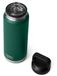 Yeti Rambler Bottle 36oz Chug Cap, Black Forest Green