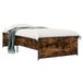 vidaXL - Bedframe - Gerookt - eiken - 80 x 200 cm