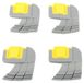 Zodiac Brosse de nettoyage Cyclone - 4 Pièces - Plastique/Caoutchouc Durable - Convient pour Zodiac MX6/MX8 - Nettoyage puissant - Pour robot de piscine - Brosse de piscine