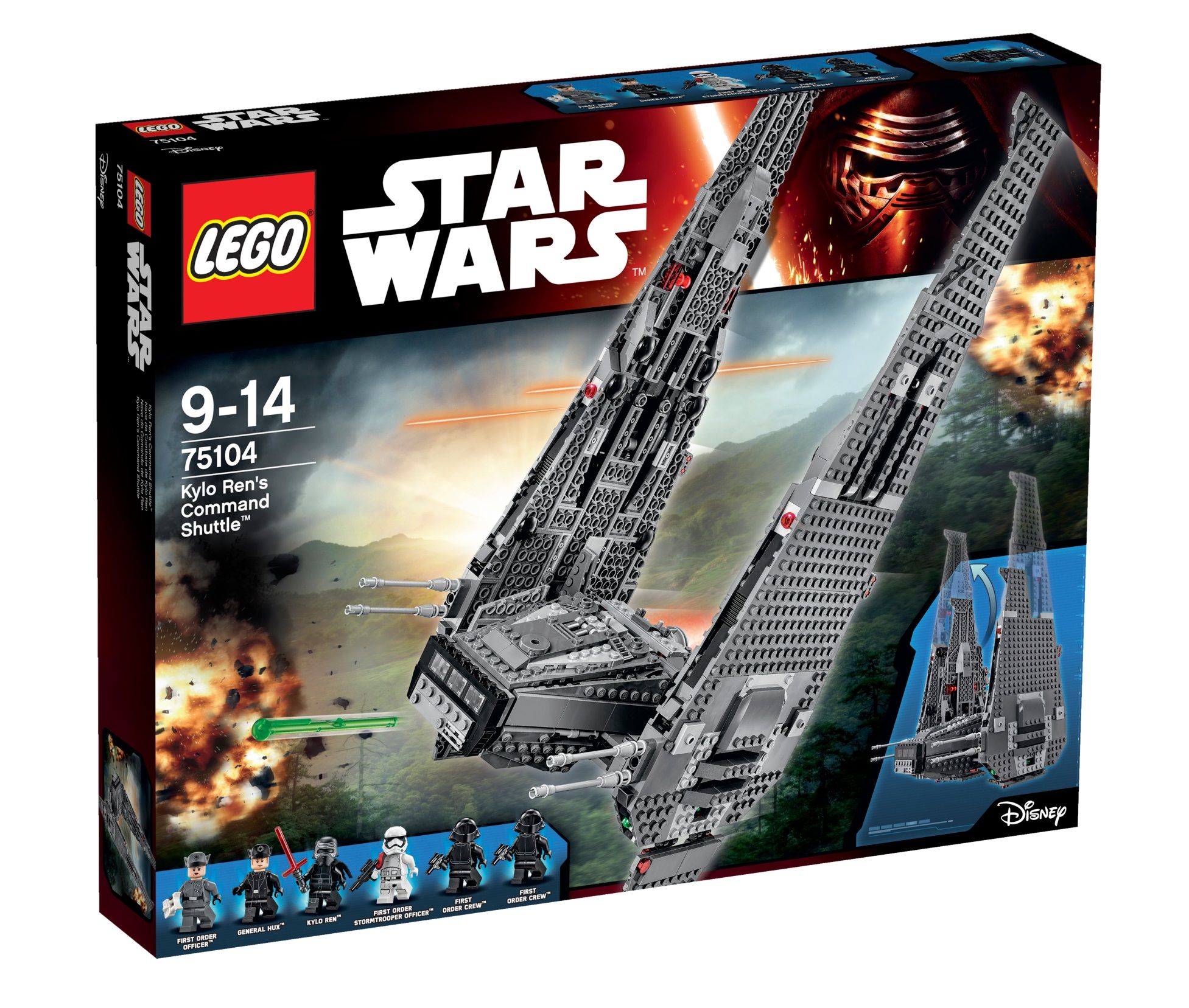 LEGO Star Wars Kylo Ren's Command Shuttle 75104