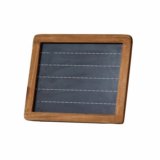 Loberon Schoolbord Kanza bruin/zwart