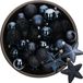 Decoris Shoppartners Bv Kerstballen en sterren ornamenten - 43x stuks - kunststof - donkerblauw