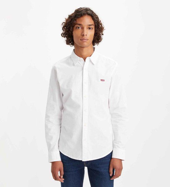 Levi's Battery Overhemd Wit Heren Maat XL