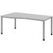 Hammerbacher Bureau asymmetrisch met 4 ronde poten - 180x100 cm