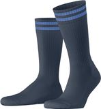 FALKE Dynamic Wool gedessineerd wol sokken unisex blauw - maat 37-38
