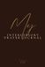 My Intercessory Prayer Journal Hardcover Journal Dark Brown Color