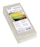 GLOREX 6 1600 122 milieuvriendelijke glycerinezeep, transparante zeep op neutrale basis, dermatologisch getest, 100% veganistisch, blok van 1500 g als basis voor het gieten van zeep