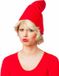 Merkloos Carnaval verkleed hoed Kabouter - puntmuts - rood - volwassenen