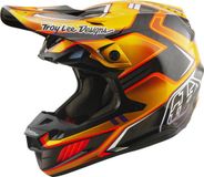 Troy Lee Designs SE5 Carbon MIPS Crest Motocrosshelm - Goud - XL