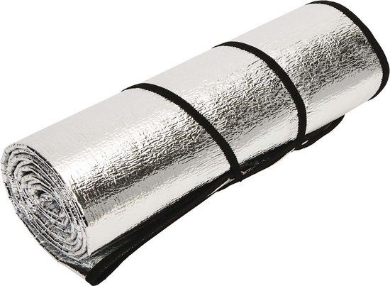 Bo-Camp Schuimmat - Isolerend - 1 Persoon - Zilver