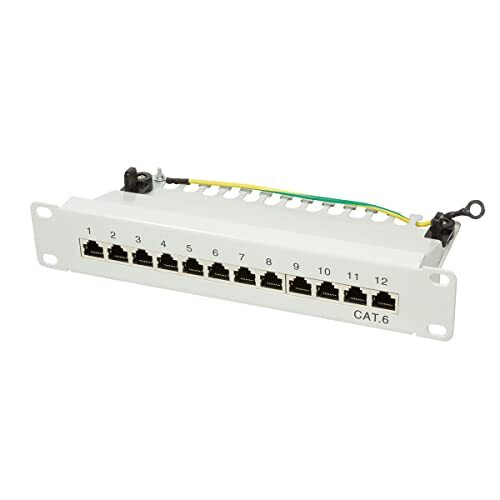 LogiLink Professional Cat.6A (500 MHz) patchpaneel Cat.6 lichtgrijs