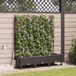 vidaXL - Tuin - Plantenbak - met - Irrigatie - en - Wielen - 3 - st - Bruin - PP