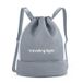 Sac à dos de plage imperméable avec compartiments séparés pour le sec et l'humide - Gris