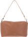 Mandarina Duck Mellow Leather Shoulder Bag Pecan Nut Light Brown