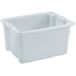 Manutan Expert Mobil Plastic Stapelbare rechthoekige en nestbare bak - 50 tot 90 l