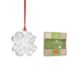 Avilia Handgeblazen glas, klaverblad, 91 mm, elegant en elegant design, verkrijgbaar in verschillende kleuren, gemakkelijk schoon te maken