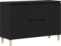 vidaXL Dressoir Zwart 102 x 35 x 60 cm Bewerkt hout