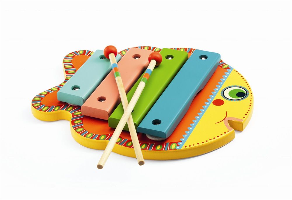 Djeco Xylophone - 23 x 19.2 x 3.2 cm - Educatief speelgoed - Hout - Unisex