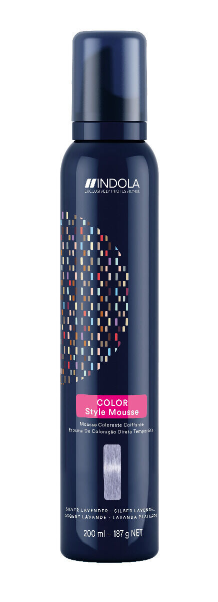 Indola Color Style Mousse zilver lavendel 200ml