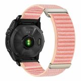 By Qubix - Nylon Sport Loop bandje - Roze - Geschikt voor Garmin Fenix 8 - 43mm