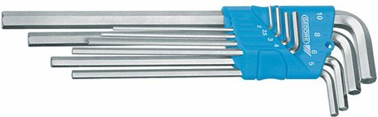 Gedore - Stiftsleutelset 8-dlg 2-10 mm
