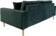 House Nordic Lido Donkergroen Canapé 2,5 places velours