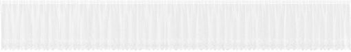 vidaXL Lacegordijn Wit 80 x 1200 cm Polyester